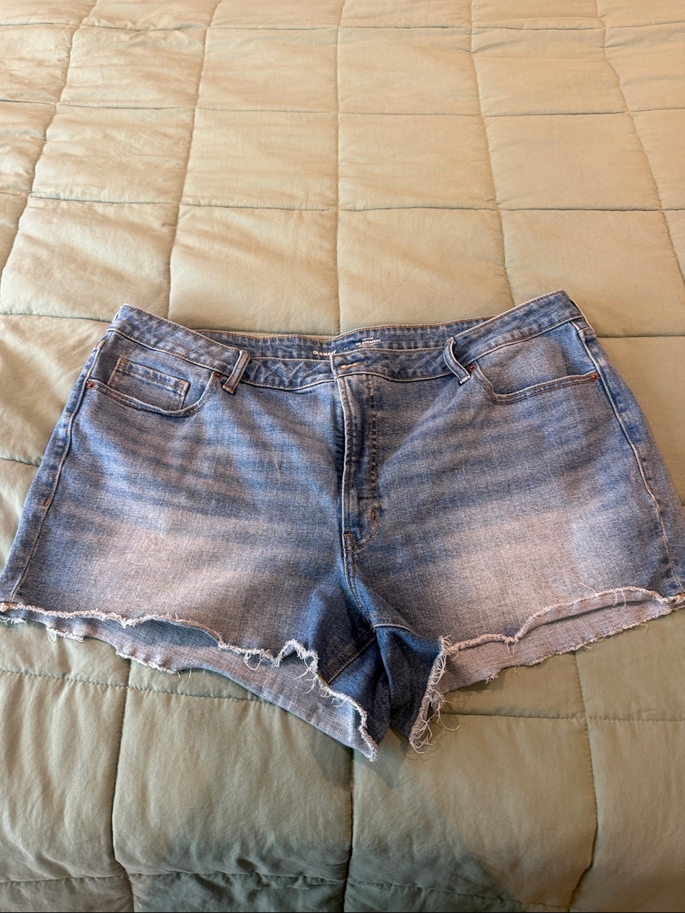 Old Navy Light Blue Denim Cutoff Shorts